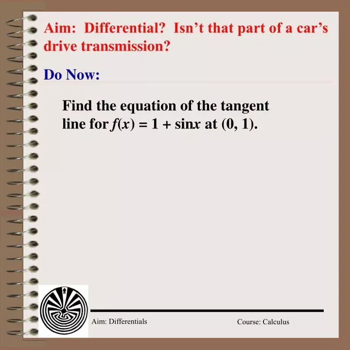aim differential isn t that part of a car s drive transmission