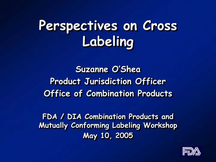perspectives on cross labeling
