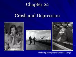 Chapter 22 Crash and Depression