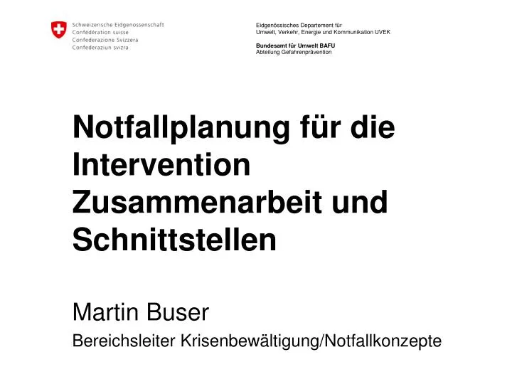 notfallplanung f r die intervention zusammenarbeit und schnittstellen