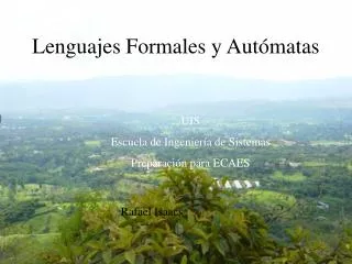 lenguajes formales y aut matas