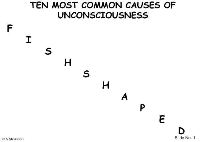 ten most common causes of unconsciousness