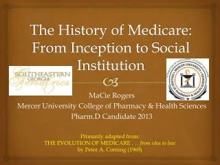 The History of Medicare: From Inception to Social Institution