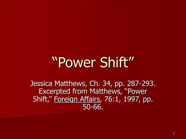 power shift