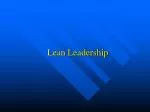 Lean Leadership - slide 1