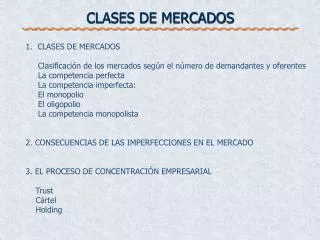 clases de mercados