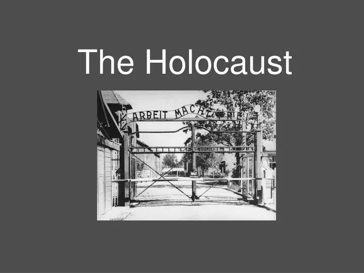 the holocaust