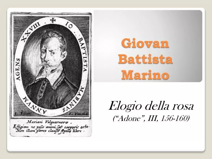 giovan battista marino