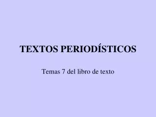 textos period sticos