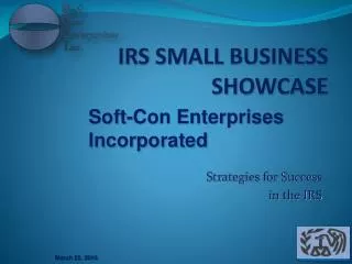 IRS SMALL BUSINESS SHOWCASE