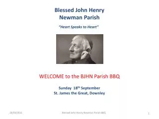 Blessed John Henry Newman Parish “Heart Speaks to Heart”