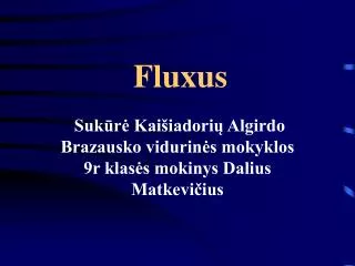 Fluxus