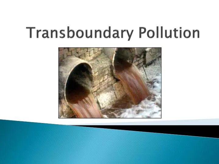 transboundary pollution