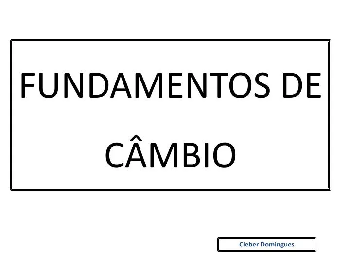 fundamentos de c mbio