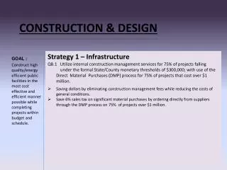CONSTRUCTION &amp; DESIGN