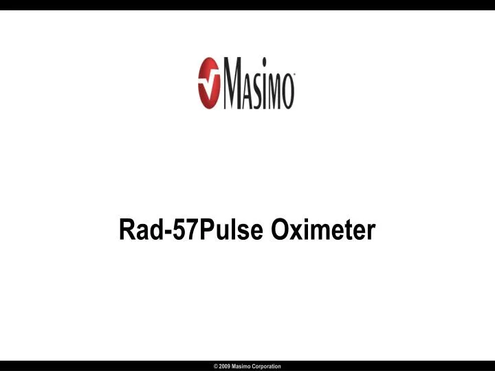 rad 57pulse oximeter