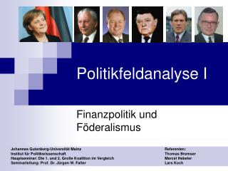 politikfeldanalyse i