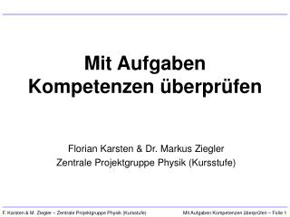 mit aufgaben kompetenzen berpr fen