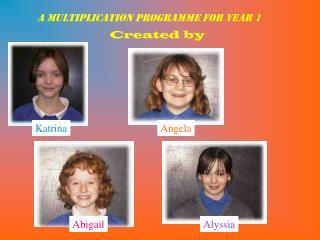 A Multiplication programme for Year 1