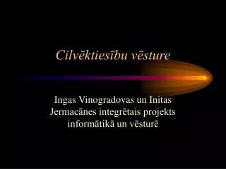 cilv kties bu v sture