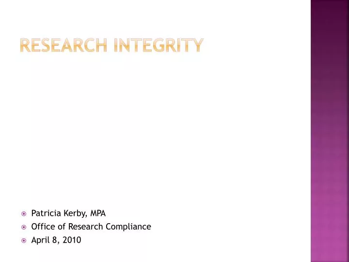 research integrity
