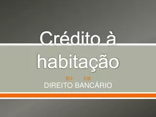 cr dito habita o