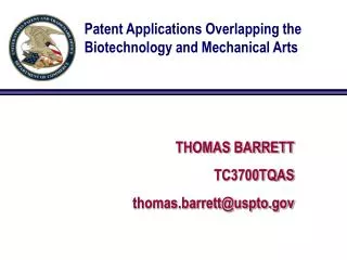 Patent Applications Overlapping the Biotechnology and Mechanical Arts