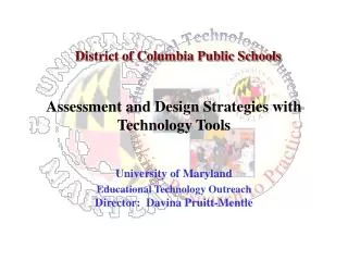 Assessment and Design Strategies with Technology Tools