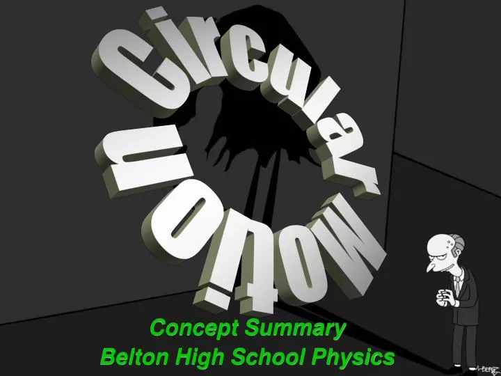 concept summary belton high school physics