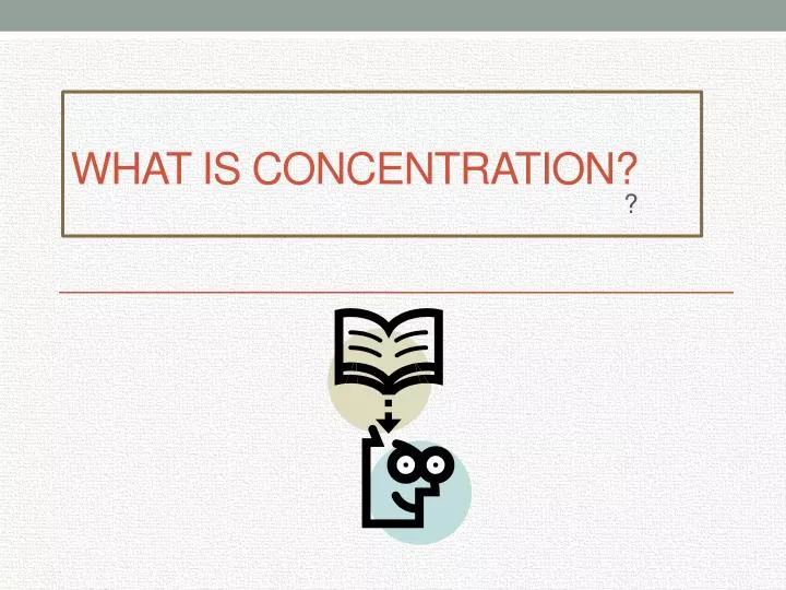 what is concentration