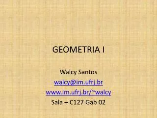 geometria i