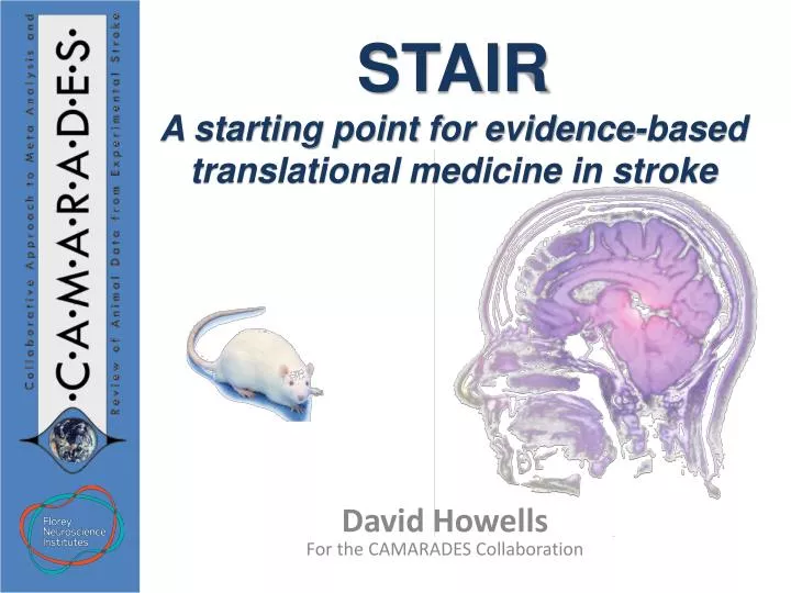 stair a starting point for evidence based translational medicine in stroke