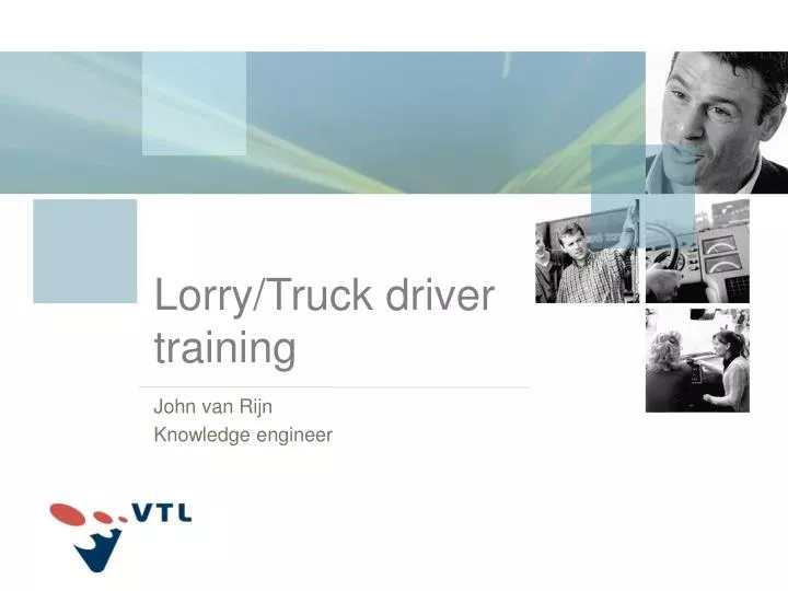 lorry truck driver training