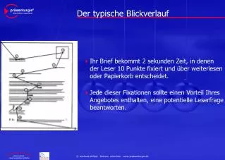 der typische blickverlauf
