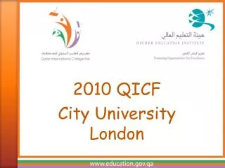 2010 QICF City University London
