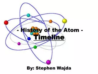 - History of the Atom - Timeline