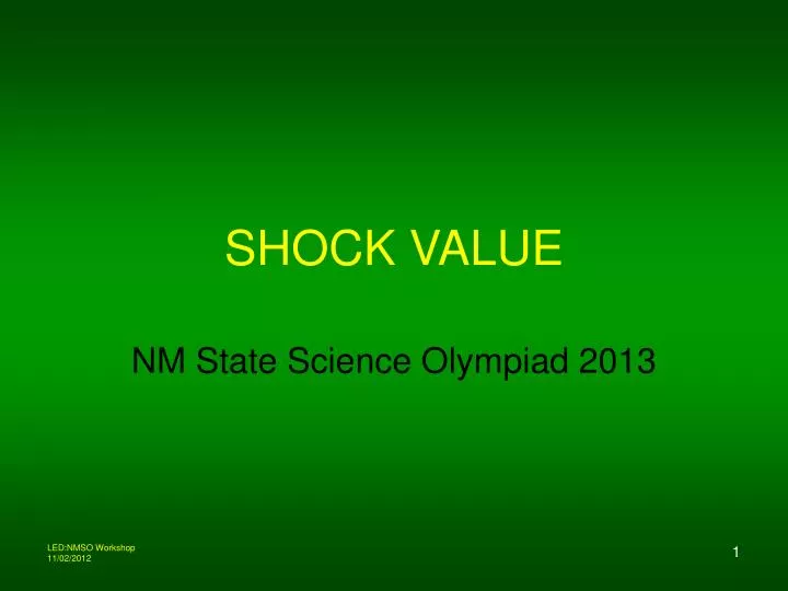shock value