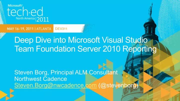 deep dive into microsoft visual studio team foundation server 2010 reporting