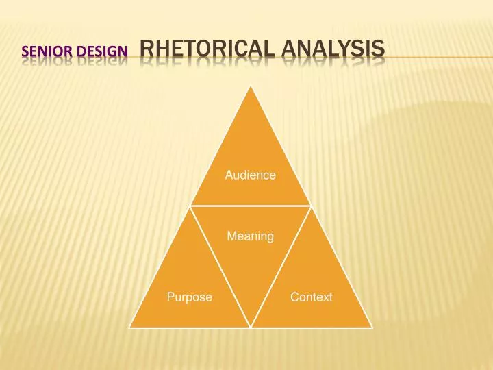 senior design rhetorical analysis