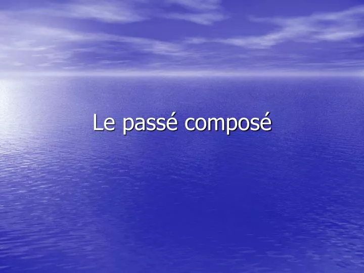 le pass compos