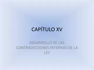 cap tulo xv