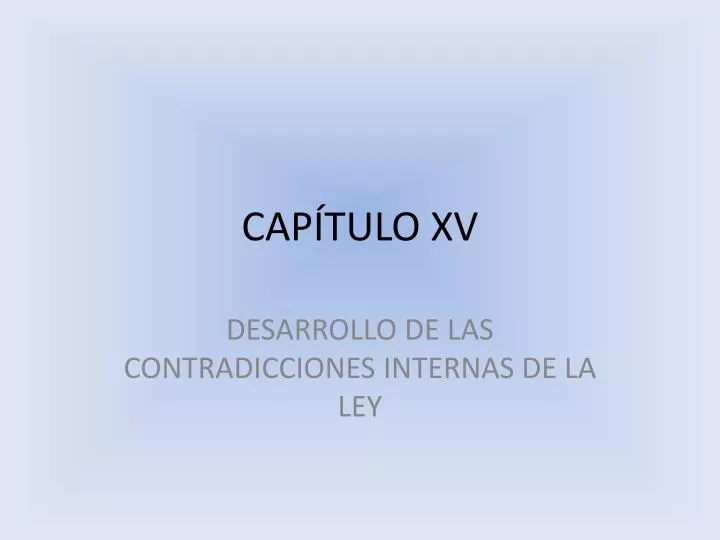 cap tulo xv