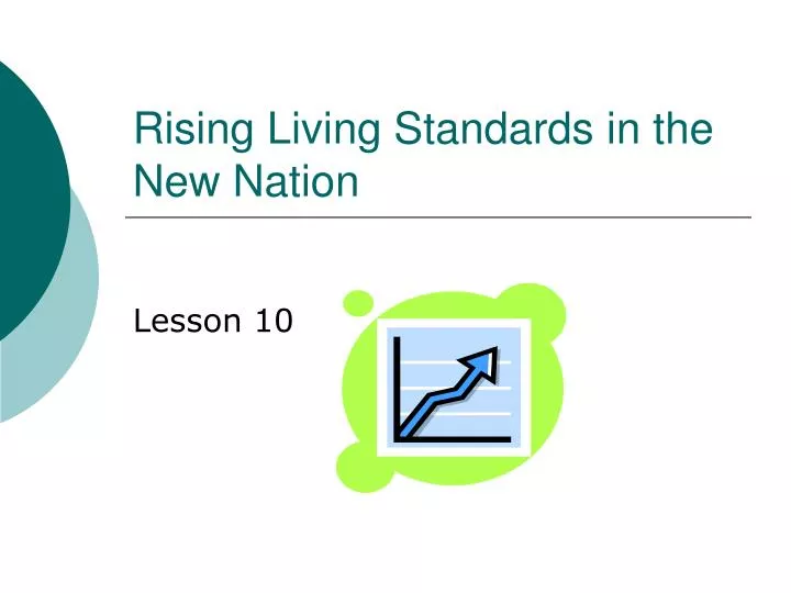 rising living standards in the new nation