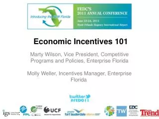 Economic Incentives 101