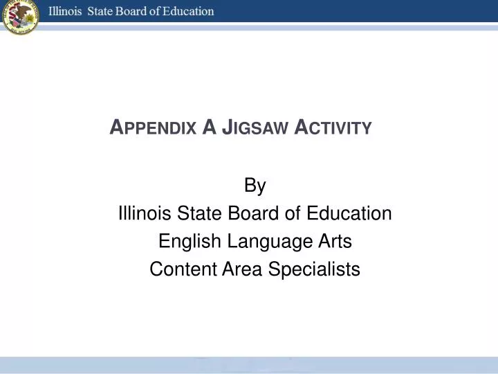 appendix a jigsaw activity
