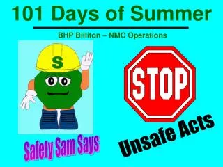 101 Days of Summer BHP Billiton – NMC Operations