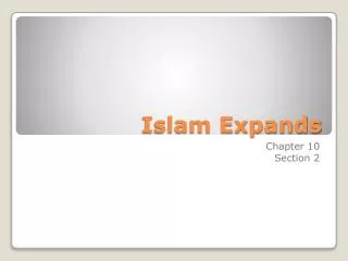 Islam Expands