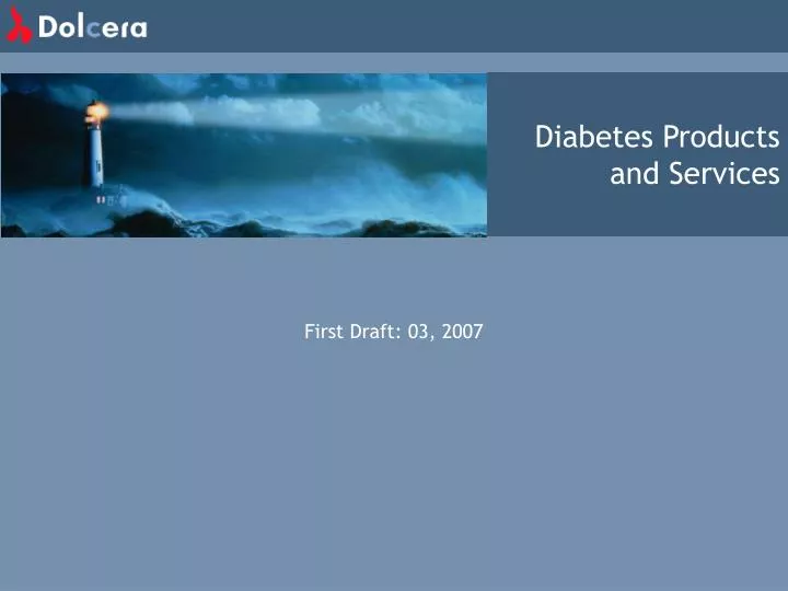 diabetes products and services