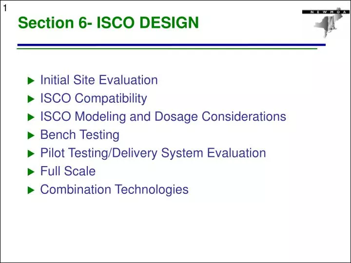 section 6 isco design