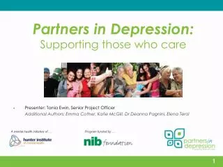 Partners in Depression: Supporting those who care